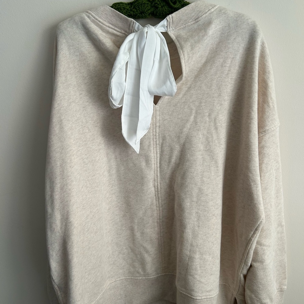 *Brand new* Aerie Cozy Beige Sweatshirt - Picture 2 of 7